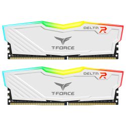 Team T-Force Delta RGB 32GB DDR4 3600MHz White RAM CL18 Team T-Force Delta RGB 32GB DDR4 3600MHz White RAM CL18